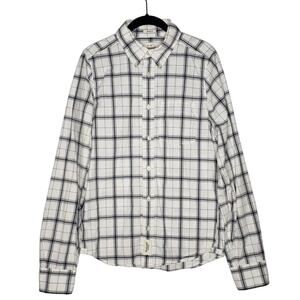 Vintage Y2K Abercrombie & Fitch Muscle Plaid Button Down Cotton Shirt Medium